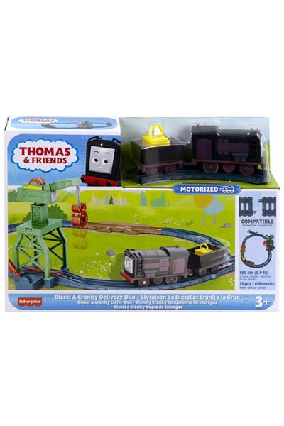 Thomas And Friends Thomas & Friends Playset - Diesel & Cranky, The Two Delivery Men