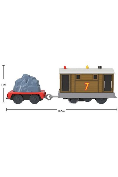 Thomas And Friends Thomas & Friends -Toby motorized locomotive, with wagon