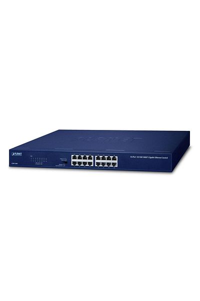 Inna marka Planet 16-P 10/100/1000Mbps Gigabit, GSW-1601