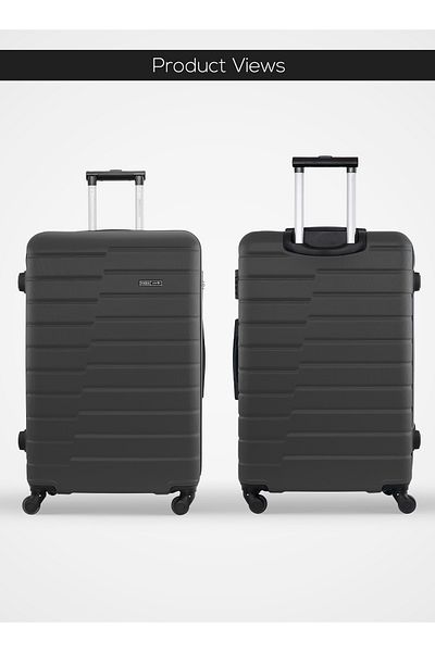 PARAJOHN Horizon 2-piece Luggage Set Abs Hard Shell Check-in Trolley Bag With 360° Spinner Wheels & Lock