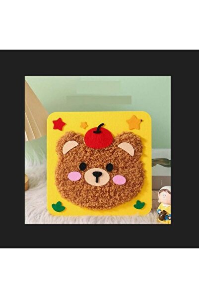 Gül EĞİTİCİ ÖRGÜ KİTİ NAKIŞ SETİ AYI