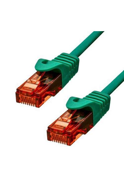 ProXtend Cablu Ethernet CAT6 U/UTP CU LSZH Verde 15m, 6UTP-15GR