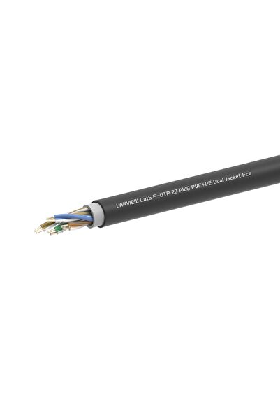 Lanview Cablu CAT6 F/UTP PVC+PE ecranat dublu 305m, LVN-CAT6PE-2FUTP-305M