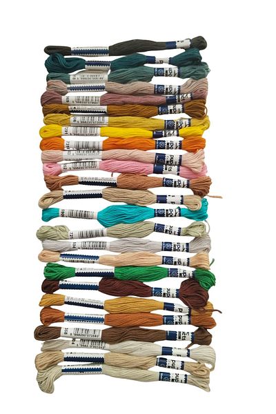 Puppets Muline 100% Cotton Embroidery Floss Sets