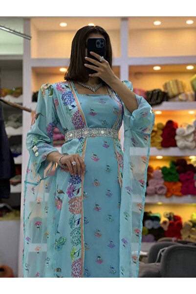 SOLİN YÖRESEL Kadın Yöresel Elbise Düğünlük Kaftan Abiye(Görserldeki aksesuar...