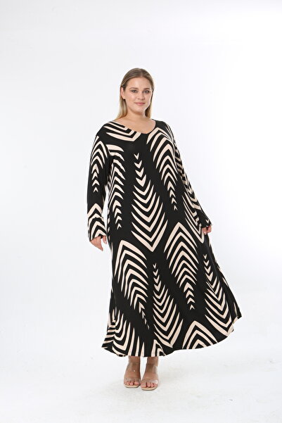 XL Modam Women's Large Print Plus Size Dress