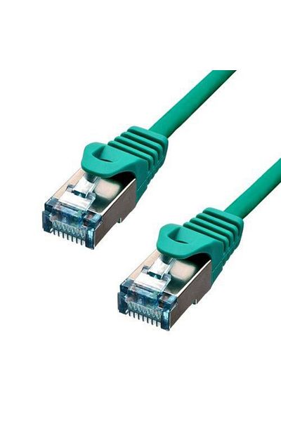 ProXtend Cablu Ethernet CAT6A S/FTP CU LSZH verde 15m, 6ASFTP-15GR