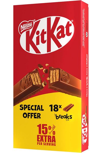 Kit Kat Wafer Chocolate 18 Breakes