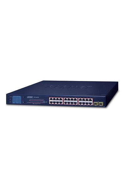 Inna marka Planet 24-Port 10/100/1000T 802.3at, GSW-2620VHP