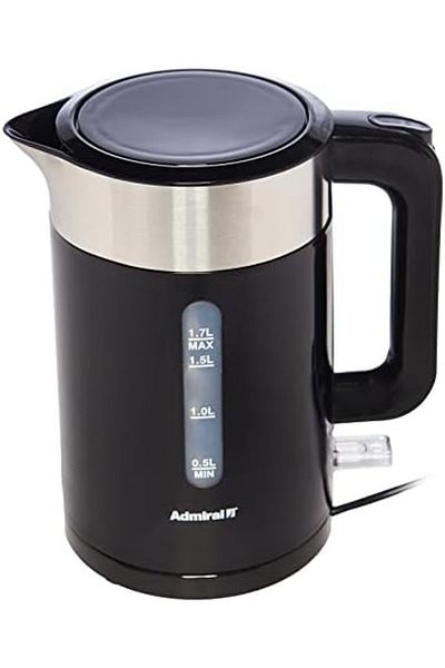 Admiral Electric Kettle, 2200W Power, 1.7L, with Boil Dry Protection, Auto Lid Open & Auto Shut Off