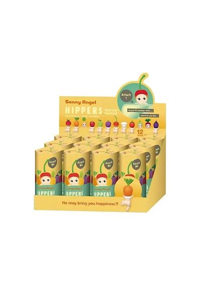 OEM Set 12 Surprise Dolls, Angel Hippers Harvest Series Mini Yellow Figure - 3.74 Inches, 4+ Years