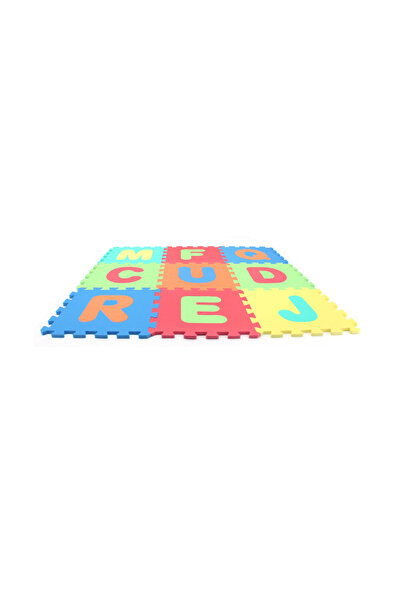 LUDIRO Children's Puzzle Mat with Removable Letters A-Z, Safe EVA Foam, 26 Pieces 32x32 cm