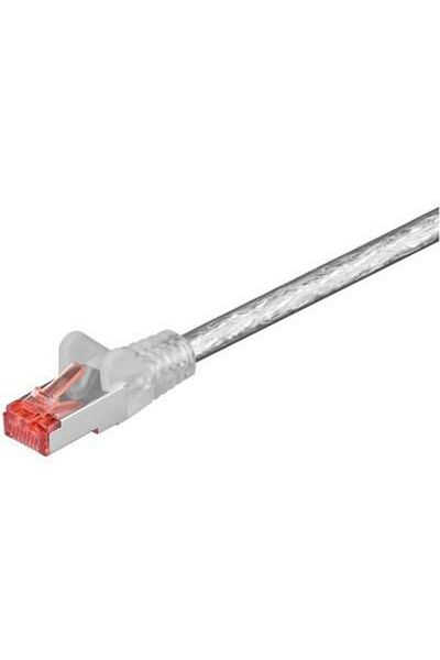 Inna marka Cablu Ethernet MicroConnect CAT6 S/FTP 0,25m, Transparent, PiMF, SSTP60025T