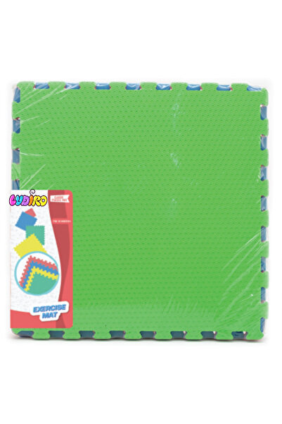 LUDIRO Sensory Puzzle Mat with 6 Different Textures, 60x60 cm, 12 mm EVA Foam, Tactile Play, Non-Slip