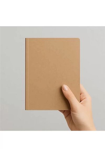 Mu Art Ahşap American Hardcover, A5 Checkered Notebook, 64 Sheets, 90 Gr. Ivory Paper, Ideal for Office, Plan