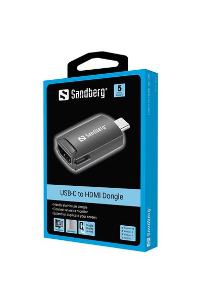 Inna marka Przejściówka Sandberg USB-C - HDMI Dongle 136-34