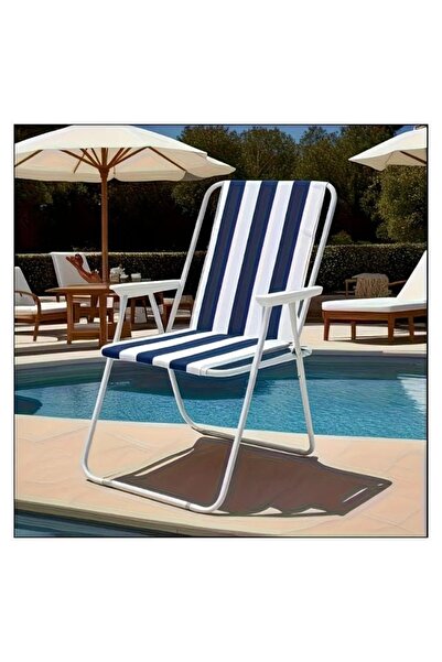 smart home كرسي تخييم قابل للطي من قماش أكسفورد وبقوائم معدنية – 45×45×80 سم