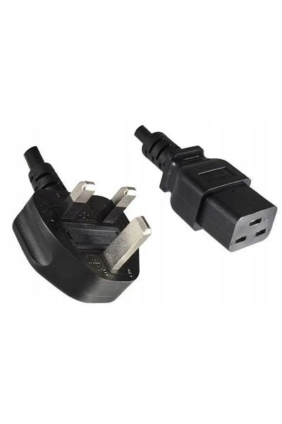 MicroConnect Cablu de alimentare tip britanic G-C19 1,8 m