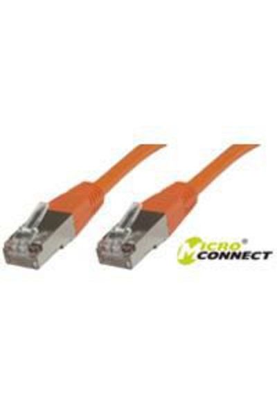 MicroConnect Cablu S/FTP CAT6 10m Portocaliu LSZH