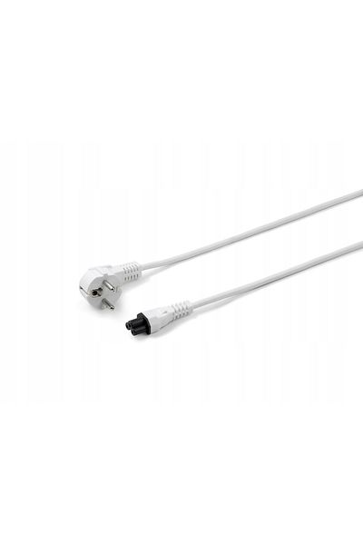 MicroConnect Cablu de alimentare Schuko unghiular-C5 1,8 m alb