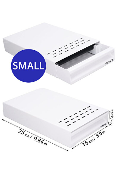 VODİNOX Posa Çekmecesi Kahve Atık Tablası Knock Box ( 15 X 25 X 7 CM) SMALL B...