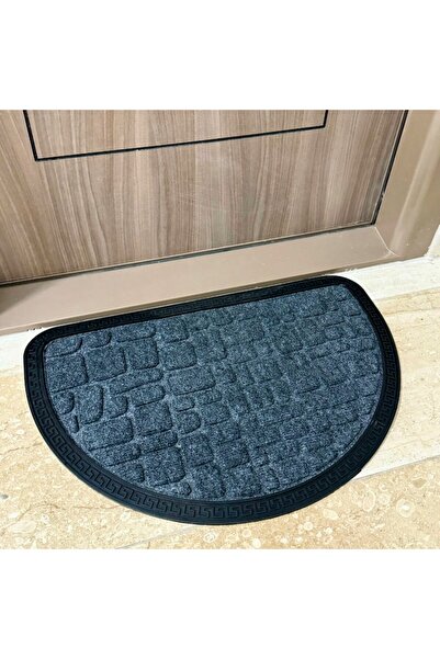 OPTIM DEKO Entrance Mat, Polypropylene and Rubber, Non-slip, DM 71, Gray, 60x40x1 cm