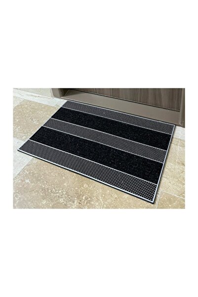 Optim Covoras cauciuc si polipropilena, AMUR CLASIC GREY 75 x 45 cm