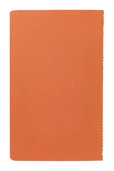 Mu Art Ahşap Notes 13X21 cm Thread Stitched Notebook with Cardboard Cover, 24 Sheets, Plain, Tile 2 Pack