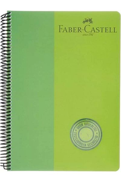 Mu Art Ahşap Faber-Castell Pp Copertă Bicolor Spiral 120Yp Çzg