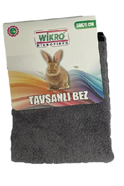 WIKRO 50X70 MİKROFİBER TAVŞANLI PELUŞ BEZ