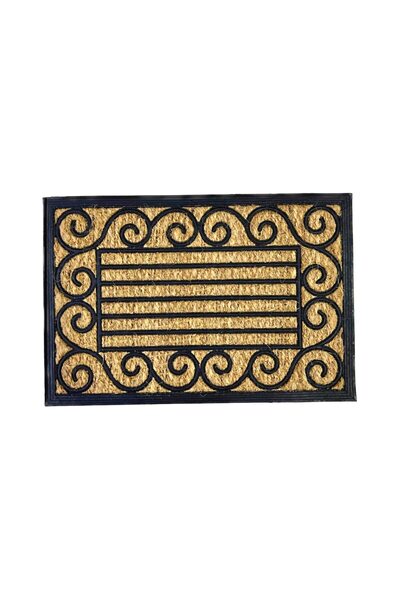 OPTIM DEKO Door mat, coconut fiber and rubber, Classic model - 60x40 cm