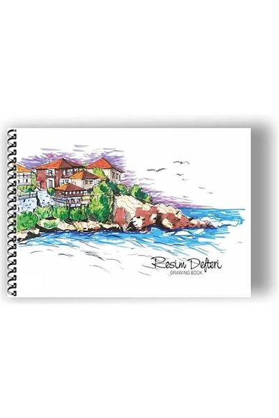 Mu Art Ahşap 25X35 Wire Picture Notebook