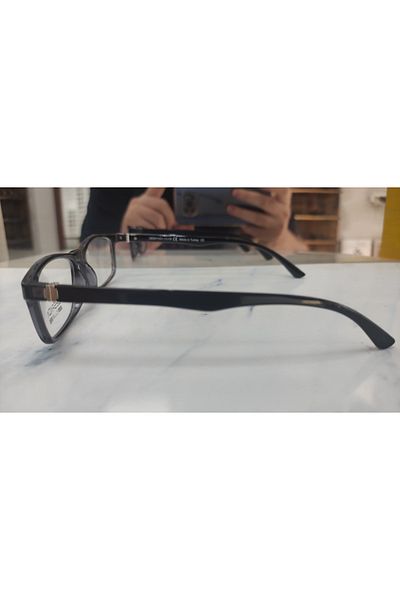 despada club Despada Dsc 373 C5 51Ekt Unisex Blue Light Protection Screen Glasses (Gray/Black Handle)