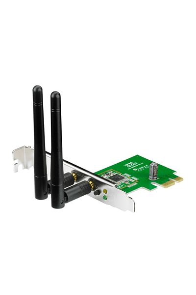 ASUS PCE-N15 Wireless-N300 Adapter, IEEE 802.11b/g/n, PCI Express Up to 300Mbps Transfer