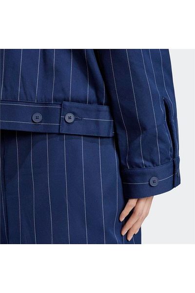 adidas Γυναικείο μπουφάν Navy Blue JJ3477-K adidas Pinstripe H Jkt