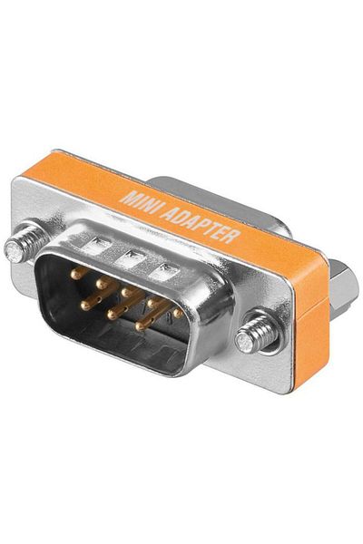 MicroConnect Mini Gender DB9 M/F Null Modem