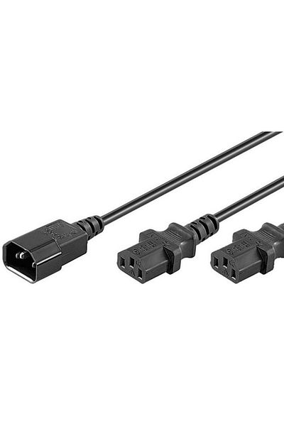 MicroConnect rozgałęziacz C14 - 2 x C13