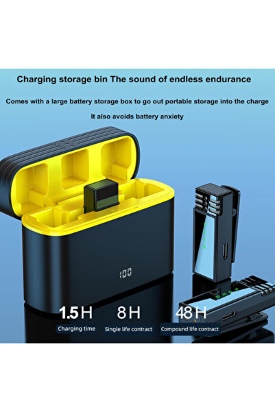 ROHS Professional 2 in 1 RoHS® wireless microphones Lavalier type, Apple and Android