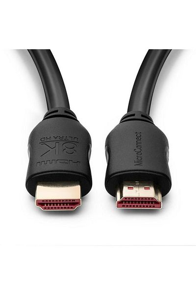 MicroConnect HDMI 2.1 8K 120Hz 48Gb/s Czarny 3m