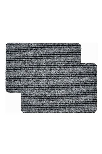 OPTIM DEKO Pachet 2 x Covoras intrare, mocheta si cauciuc, antiderapant, 32G1 60x40 cm