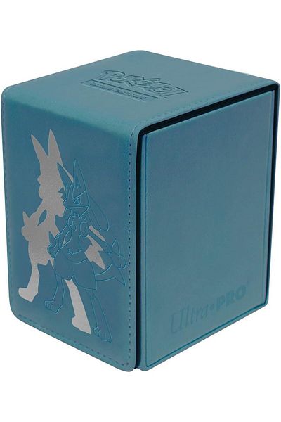 Ultra Pro Pokemon Elite Series Lucario Premium Alcove Flip Deck Box