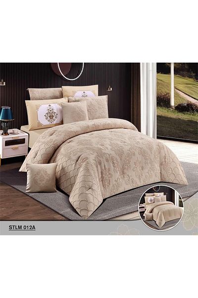 Gerenic Cool fabric summer double bed sheet set - 8 pieces