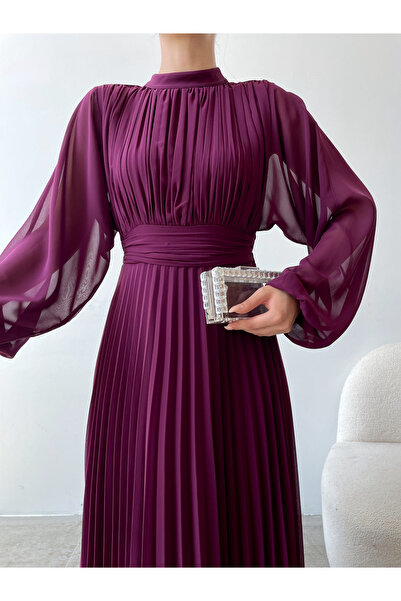 Housebutik BALON KOL Büzgülü Abiye