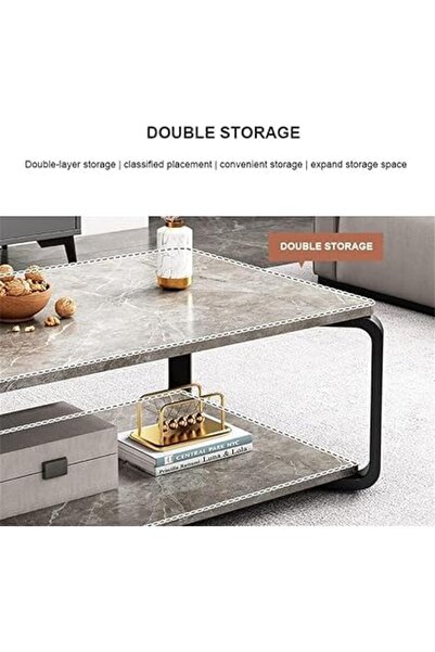 Türkiye Small household size of the coffee table simple modern coffee table living room home light luxury cr