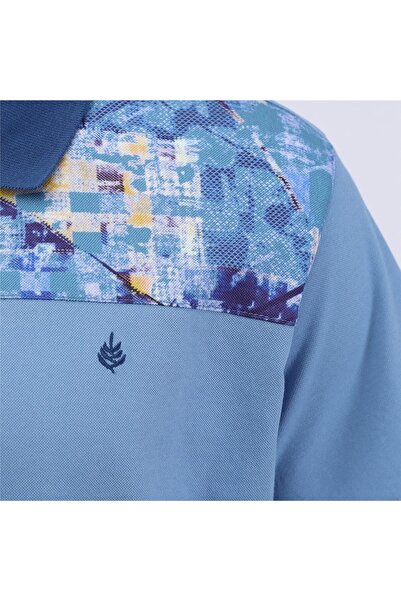 Dio Rise Ανδρικό μπλουζάκι με κοντό μανίκι με γιακά πόλο - (M-2XL) - PL-494 - Μπλε