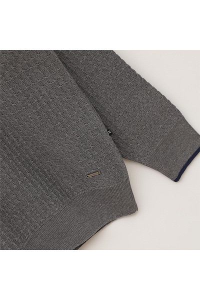 Dio Rise Men's Unsharded Long Sleeve Slim Crew Neck Sweater - 189031 - Gray Melange