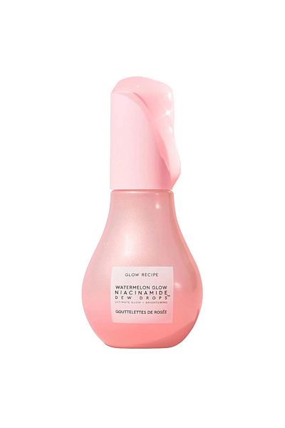 GLOW RECIPE Watermelon Glow Niacinamide Dew Drops Serum 15 ml–Brightening, Hydrating Dewy Highlight