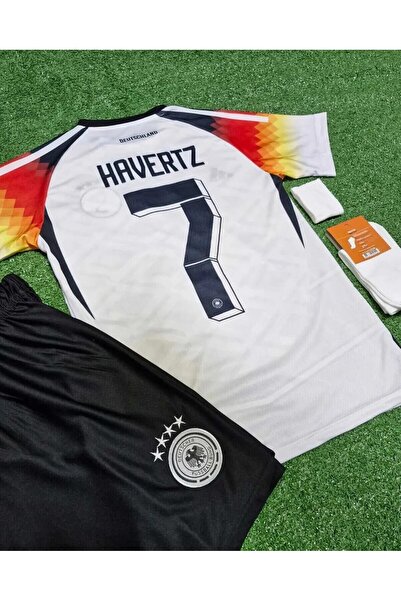 BYSPORTAKUS Almanya Euro 2024 Kai Havertz İç Saha Çocuk Forması 4'lü Set RTYZ...