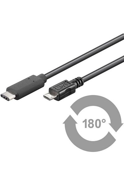 MicroConnect Cablu USB-C - USB2.0 Micro B 1M