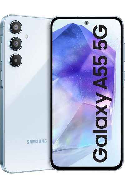 Samsung Galaxy A55 5G (Awesome Iceblue, 8GB RAM, 128GB Storage)